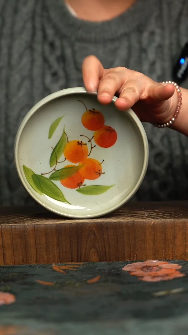 杯釉下彩手工手绘同款陶器