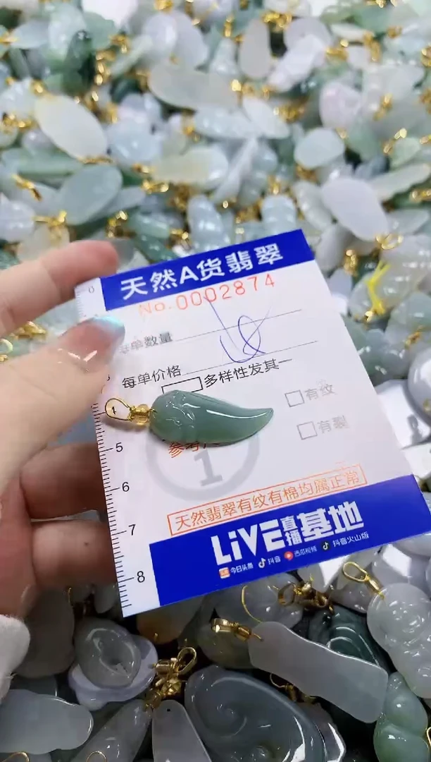 颈饰未镶嵌翡翠纯天然a货翡翠