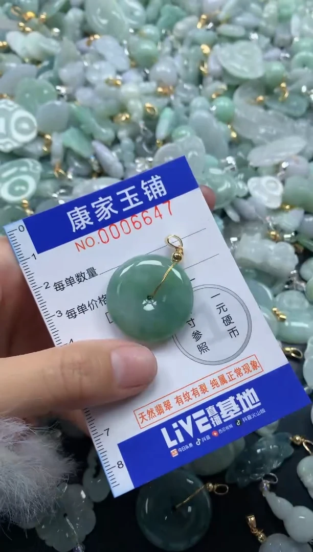 颈饰未镶嵌翡翠6647