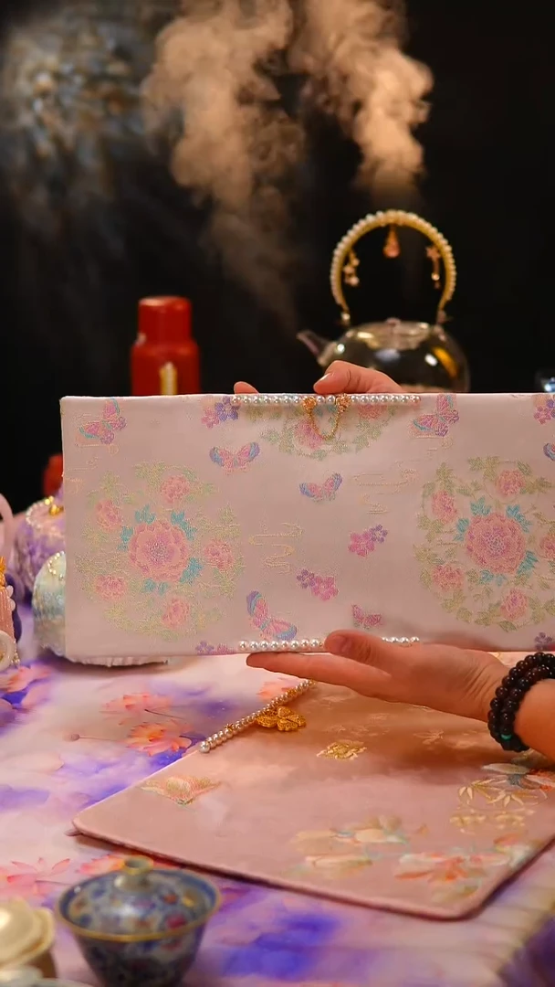 066茶席茶席40×20cm*蝶恋花