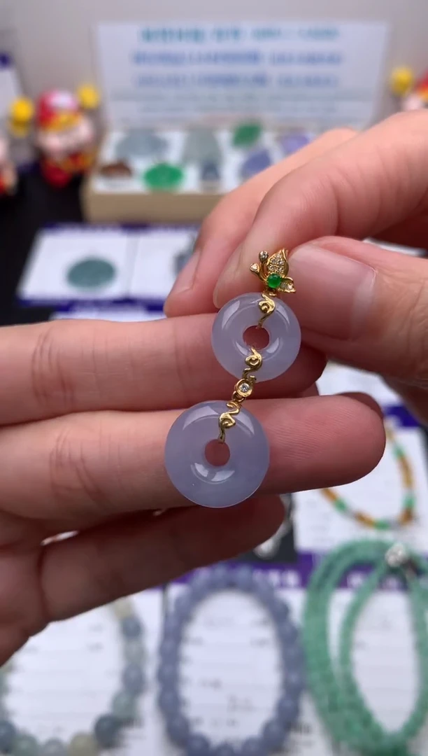 【闪购商品】定制翡翠18K金镶嵌模式推广期24小时鉴赏期