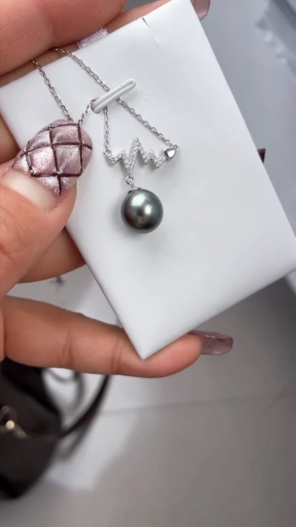 【闪购商品】海水珍珠颈饰银S925镶嵌吊坠