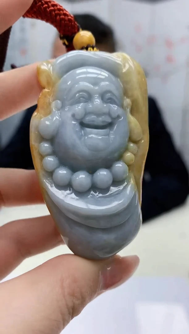 【闪购商品】定制翡翠未镶嵌4969jw-毛货挂件65
