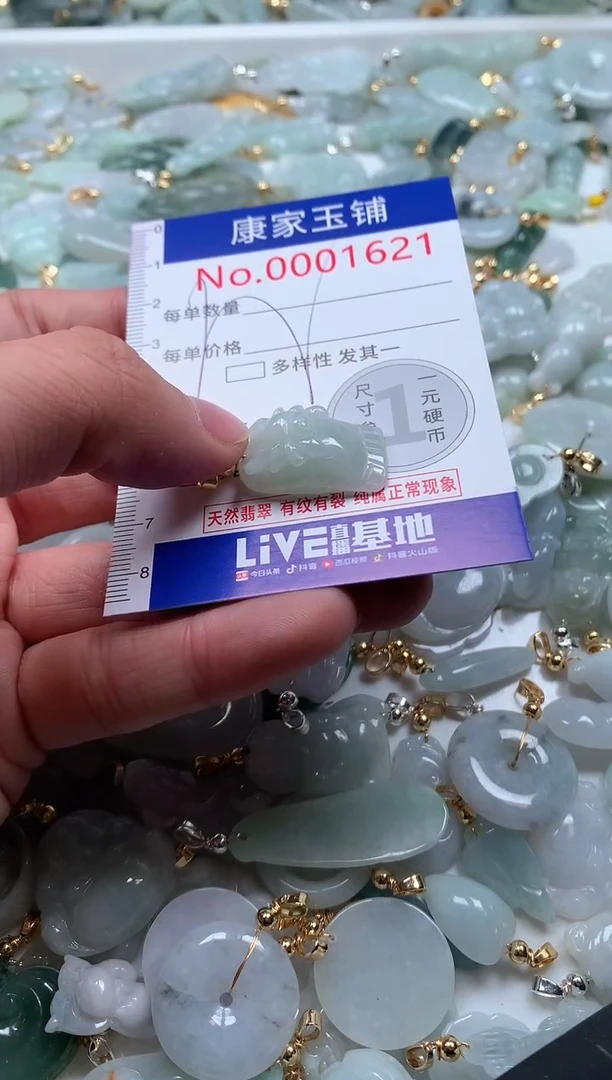 【闪购商品】翡翠吊坠(不含链)未镶嵌1621