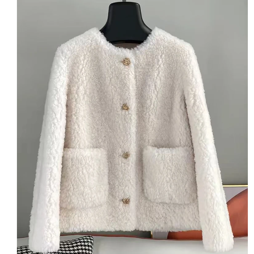 （01-10）毛毛厚外套女秋冬装高级感气质长袖上衣