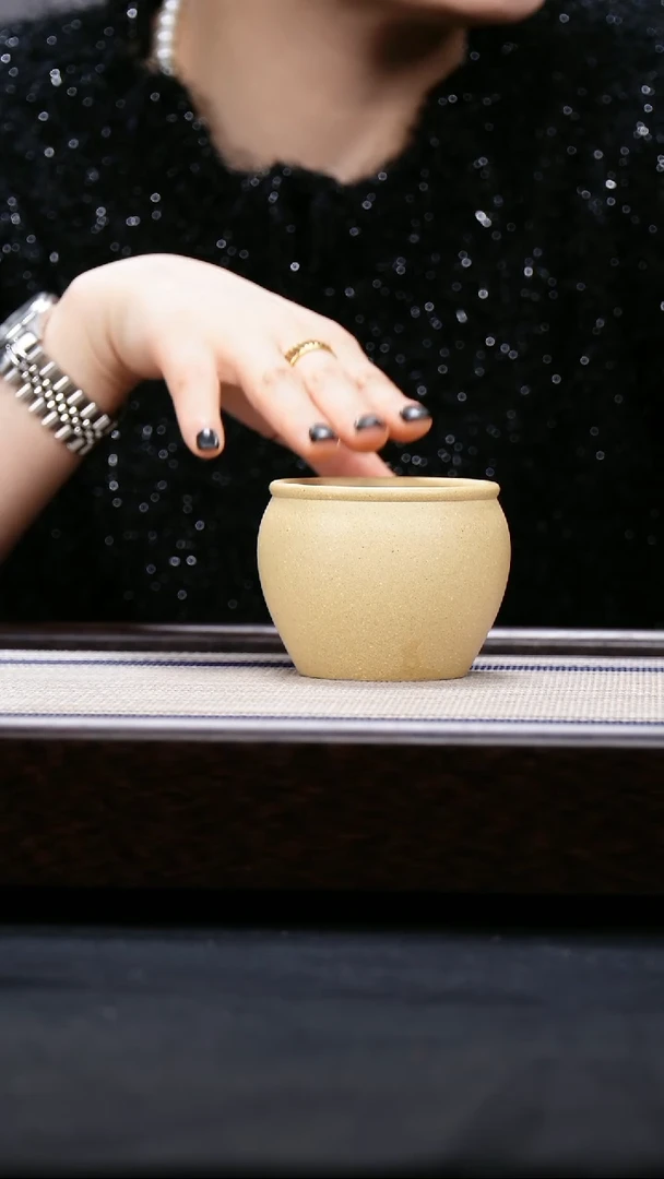 【闪购商品】紫砂茶壶 本山绿泥  风水缸杯