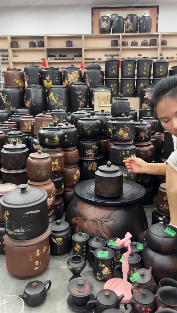 罐瑕疵茶叶罐   小蛮腰牡丹   029