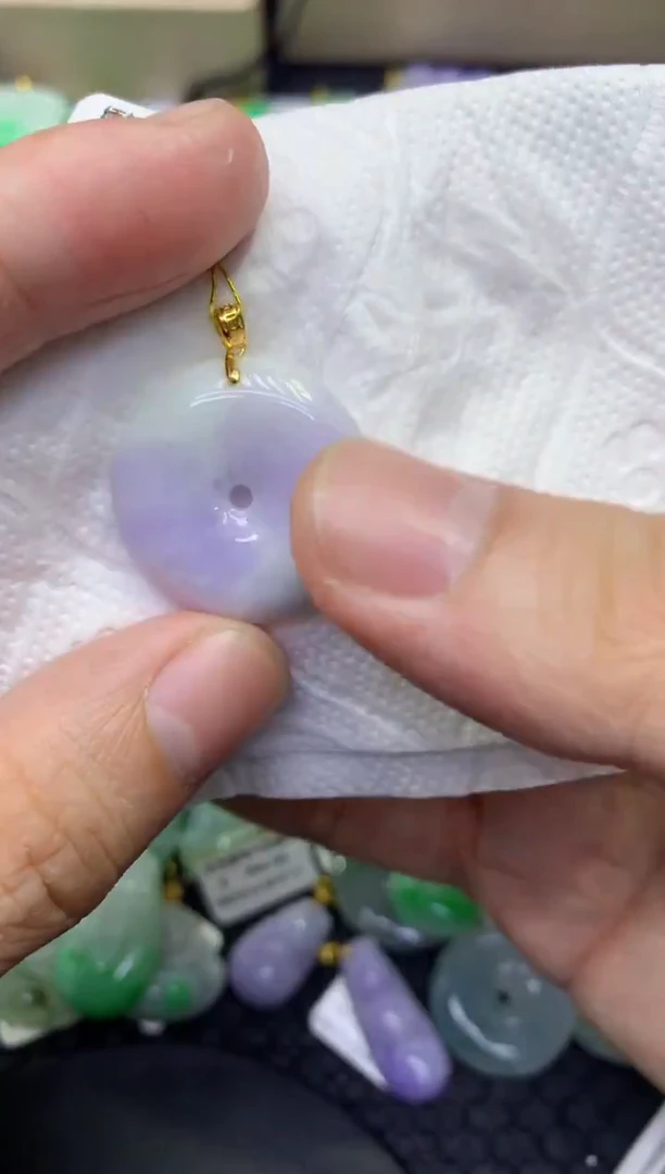 颈饰未镶嵌翡翠天然缅甸A货翡翠