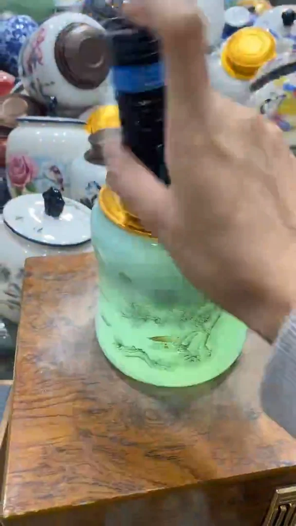 摆件陶茶叶罐密封罐储存罐