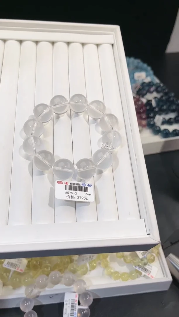 【闪购商品】水晶手链合金多样性发一DIY奶白15mm