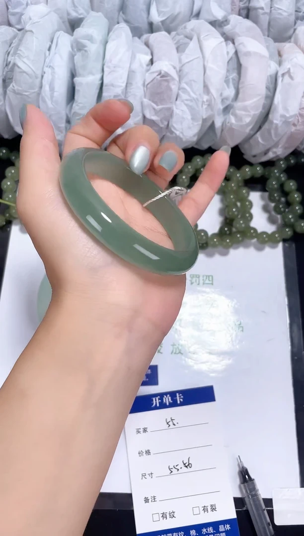 未镶嵌东陵石东陵玉055 天青色 55-56