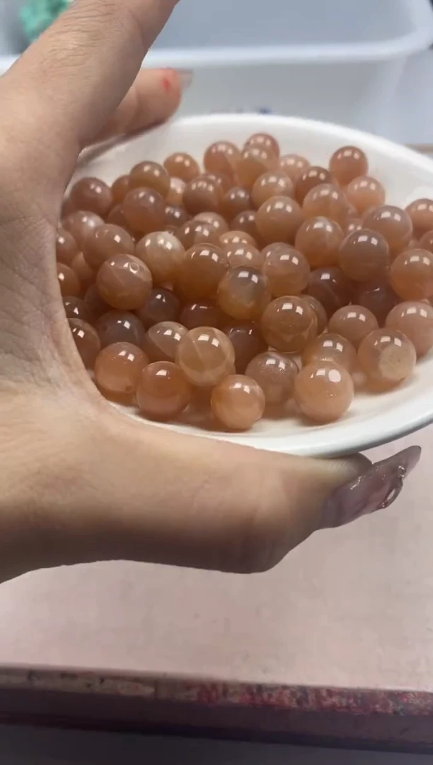 【闪购商品】水晶颈饰未镶嵌w108太阳石10mm*10颗