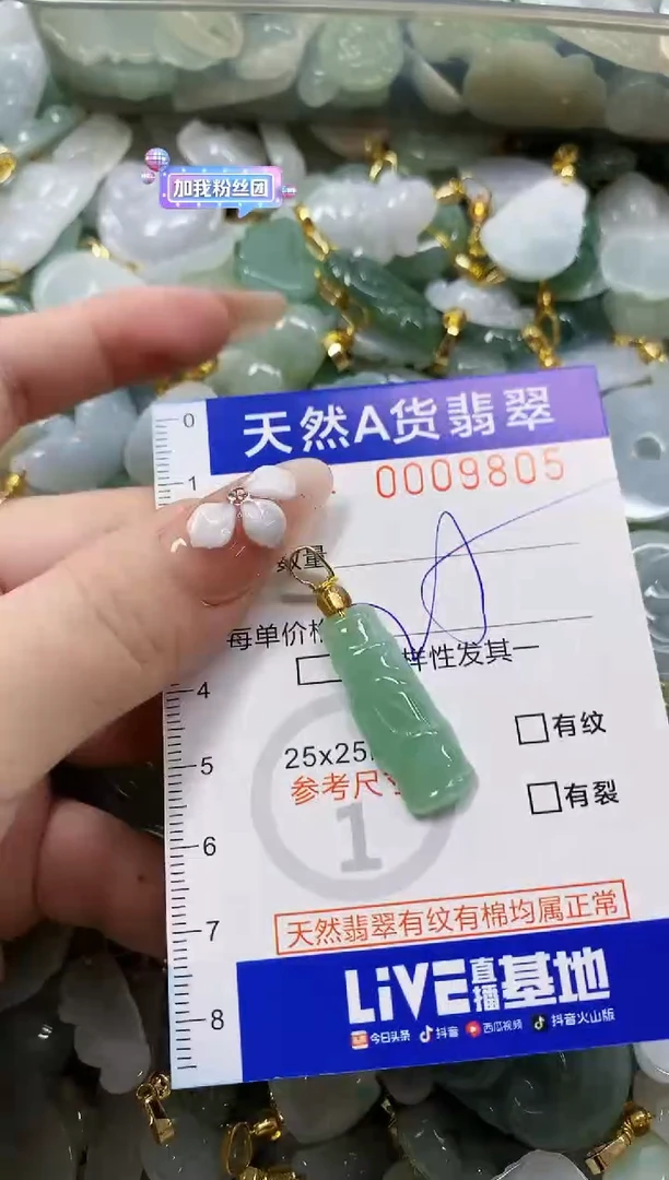 颈饰未镶嵌翡翠天然A货翡翠
