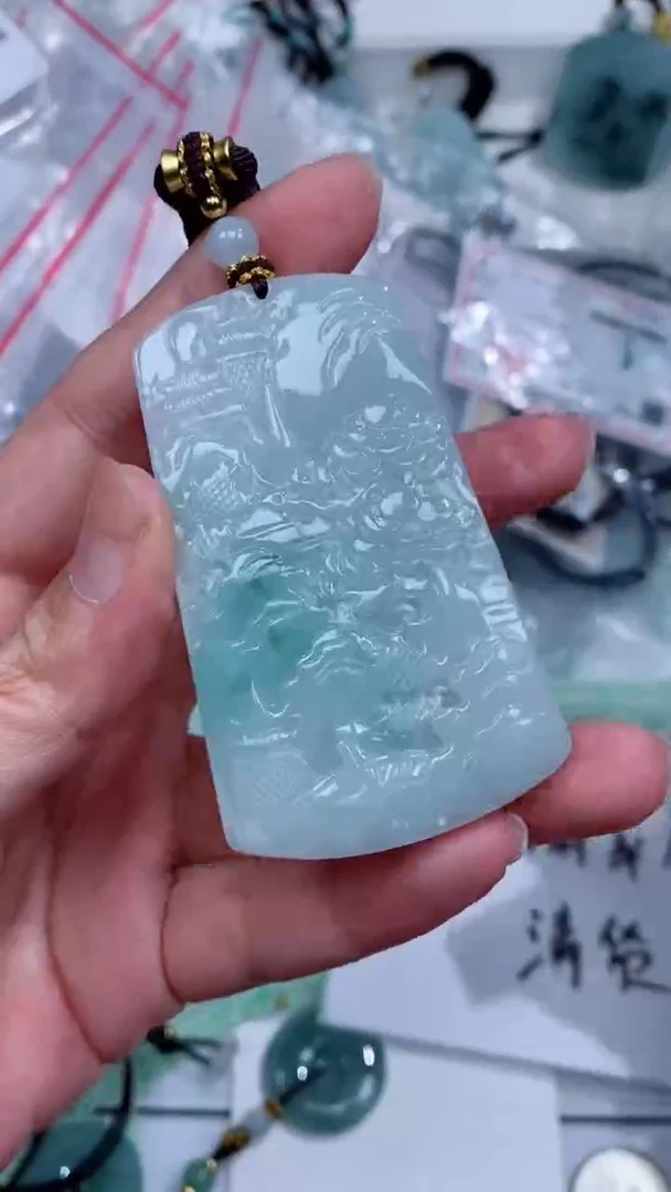 颈饰未镶嵌翡翠吊坠