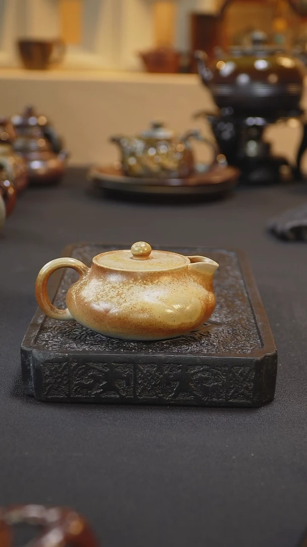 紫砂柴烧纯自然柴烧