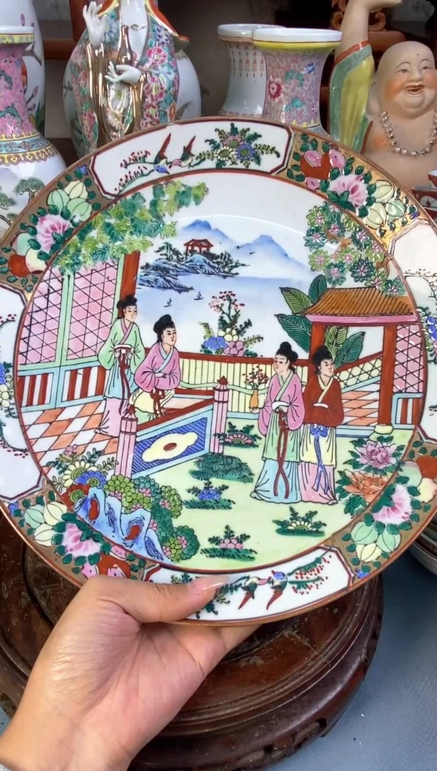 瓷片百*行微瑕慎拍景德镇窑老厂瓷器单件