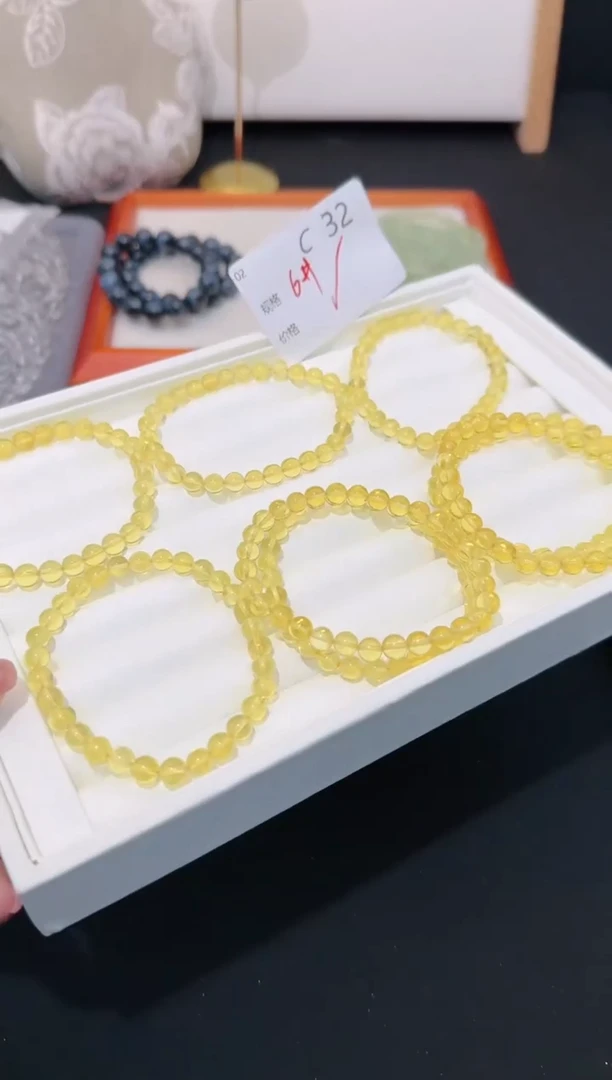 【闪购商品】金珀手串未镶嵌多样性发一C32