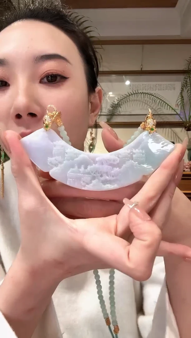 【闪购商品】翡翠颈饰未镶嵌国风