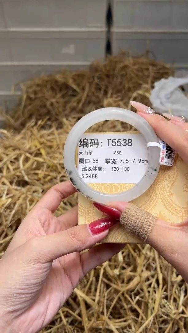 未镶嵌手镯石英质玉T5538