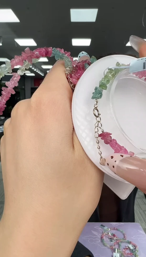 【闪购商品】碧玺手链未镶嵌B34 ck310多样性发一件