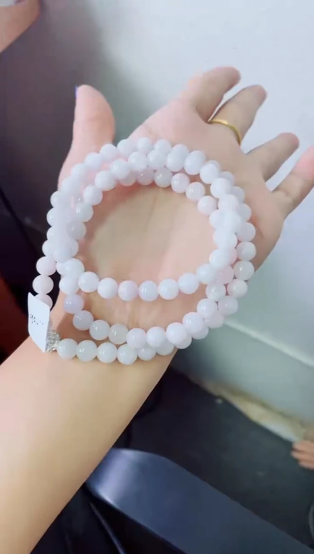 未镶嵌定制翡翠珠串