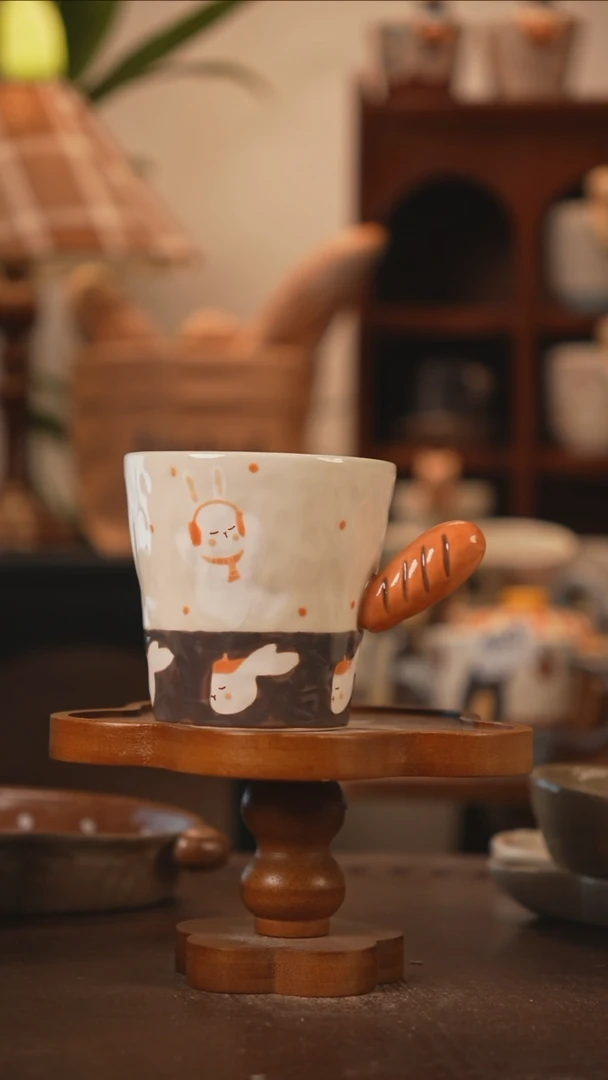 陶瓷川谷原创陶瓷6月6日狗兔款式瑕正随机