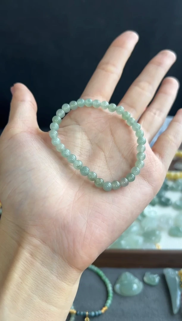 未镶嵌手串翡翠209买断