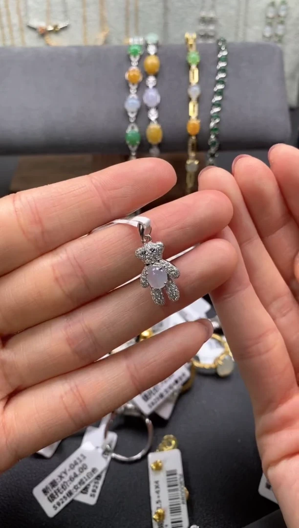 【闪购商品】翡翠戒指银S925镶嵌22222222     5
