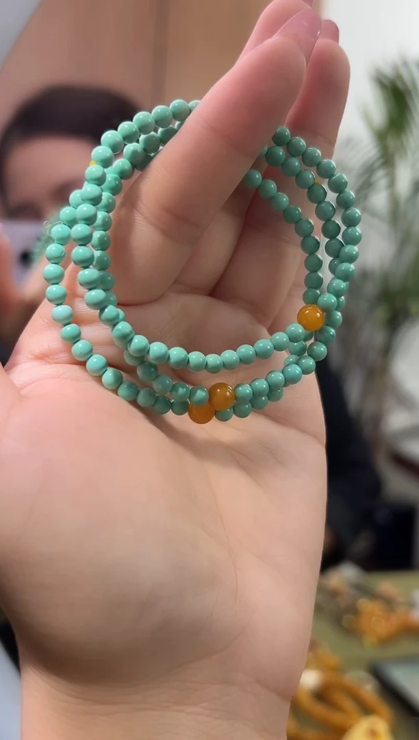 裸石琥珀未镶嵌天然琥珀蜜蜡手链多样性发一条