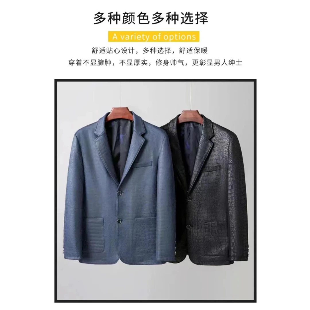 【粉丝福利】ZOTLI PAOLO/佐丹利·保罗春秋款鳄纹皮衣-1201