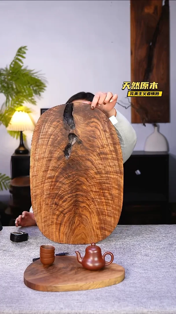 木北美黑胡桃原木.干裂疤结不属于商品质量问题完美主义者慎拍