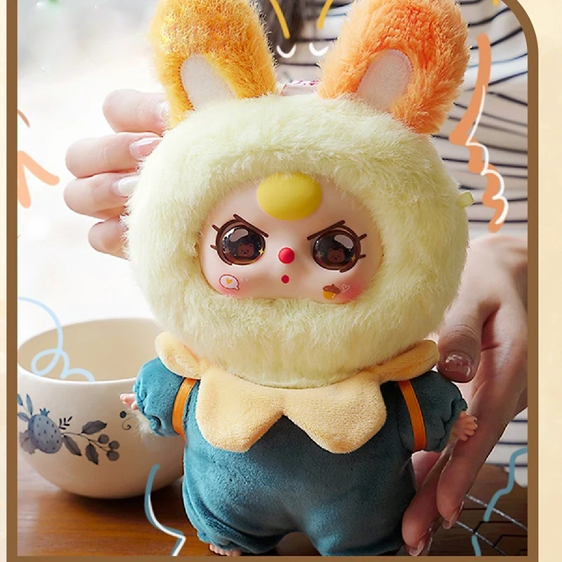 [拆盒] 娃三岁秋日童话系列可爱毛绒潮玩盲盒背景娃