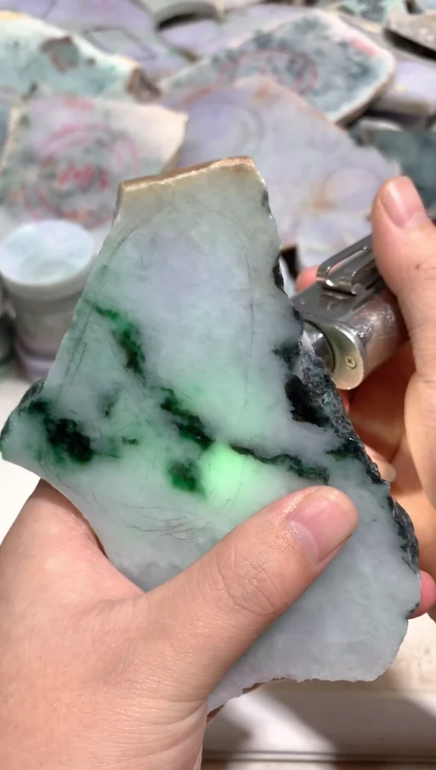 裸石翡翠0王0翡翠珠宝329