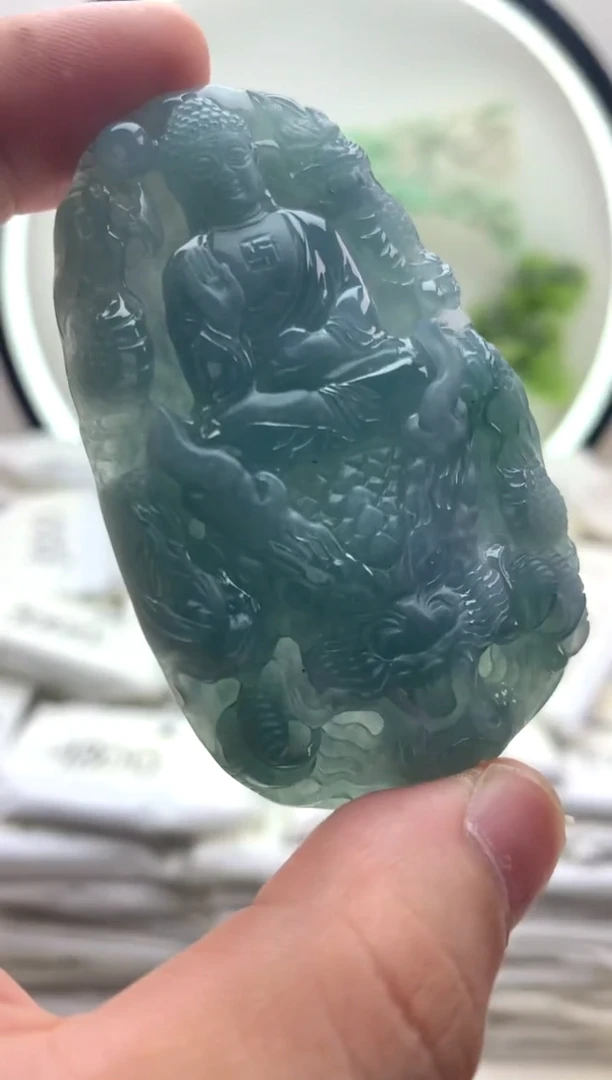 颈饰未镶嵌翡翠阿弥陀佛