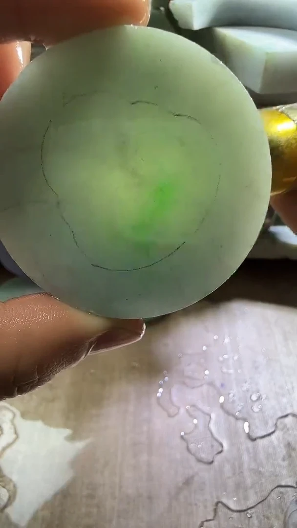 裸石翡翠天然翡翠A货花201