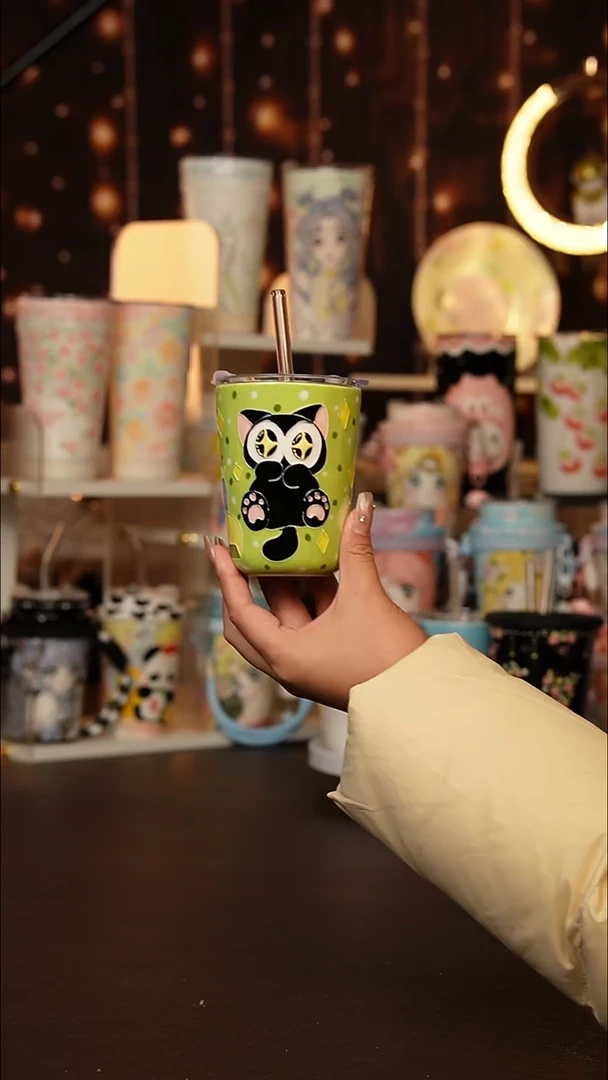 (玉泥）景德镇手工手绘文创陶瓷杯