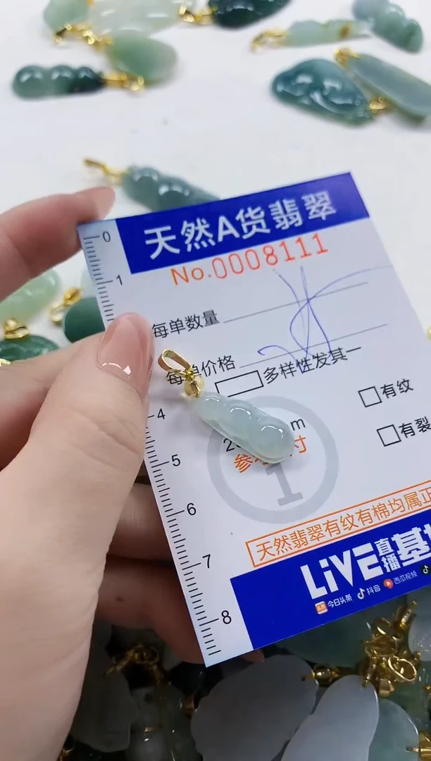 颈饰未镶嵌翡翠天然A货翡翠