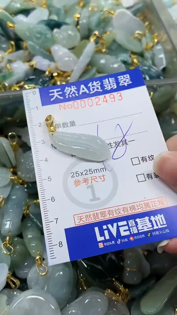 颈饰未镶嵌翡翠纯天然a货翡翠