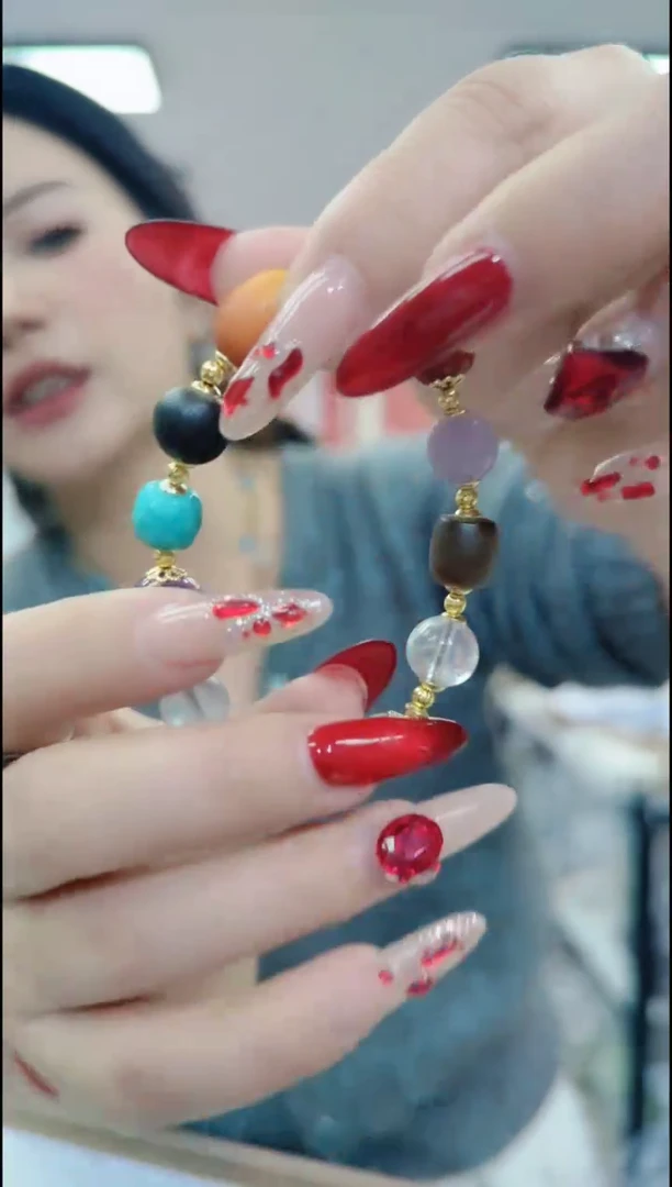 【闪购商品】玛瑙/玉髓颈饰合金2270多宝手串