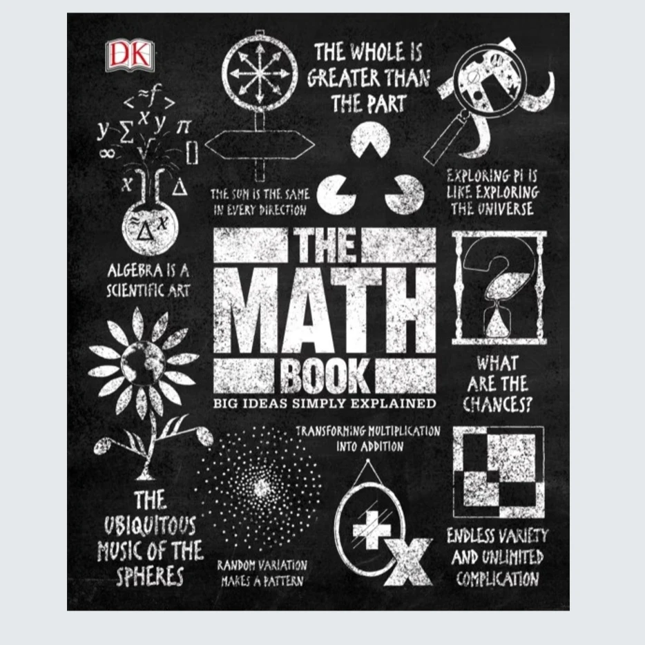 现货 英文原版 数学书：简单解释大创意 DK 数学工具书精装硬壳书