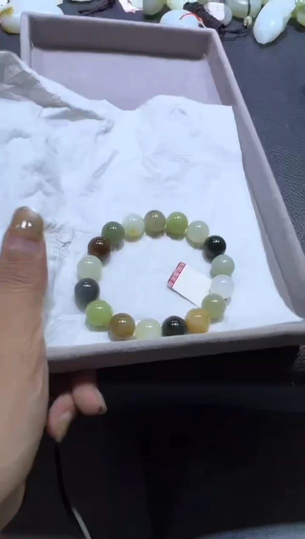 未镶嵌手串和田玉多宝手串（产地直发）
