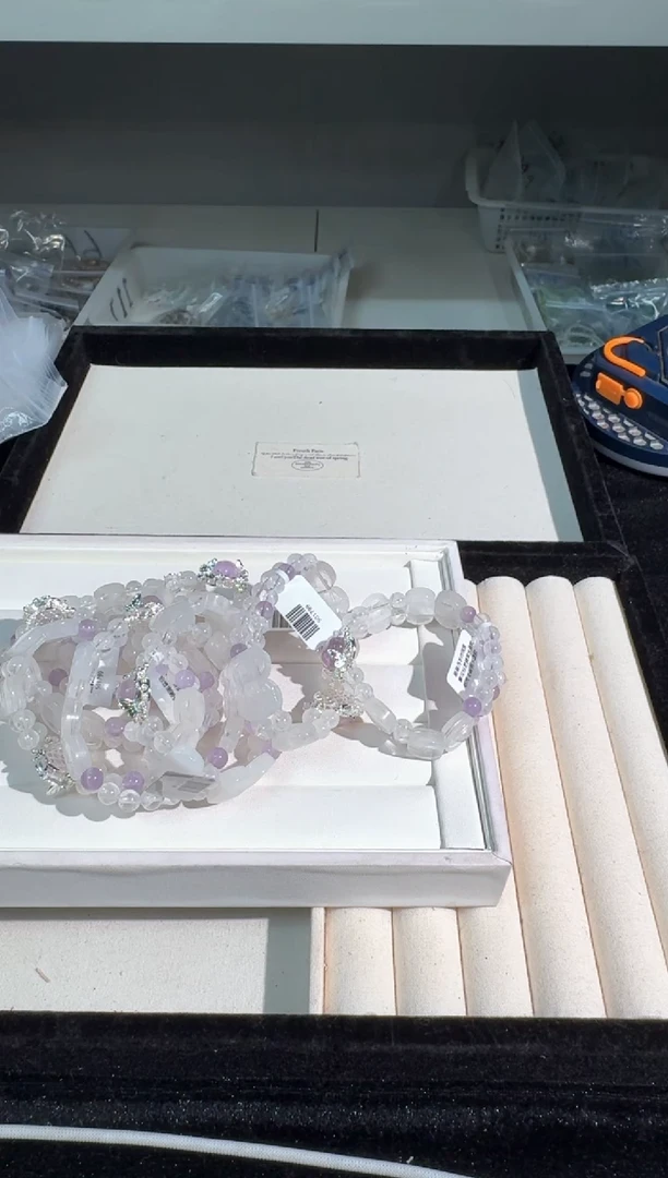 水晶手链未镶嵌T044雪花手牌款