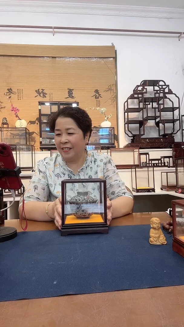 红酸枝木类玻璃罩584