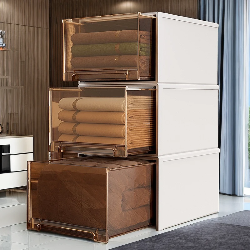 化妆品收纳盒桌面抽屉式收纳箱化妆柜化妆盒置物架子宿舍好物