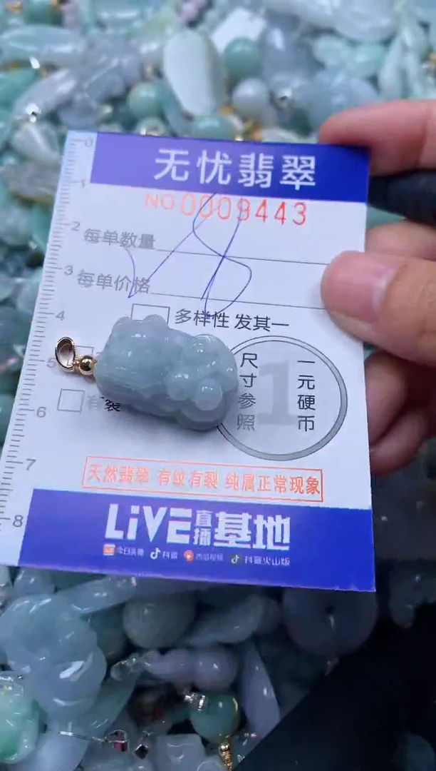 颈饰未镶嵌翡翠9443