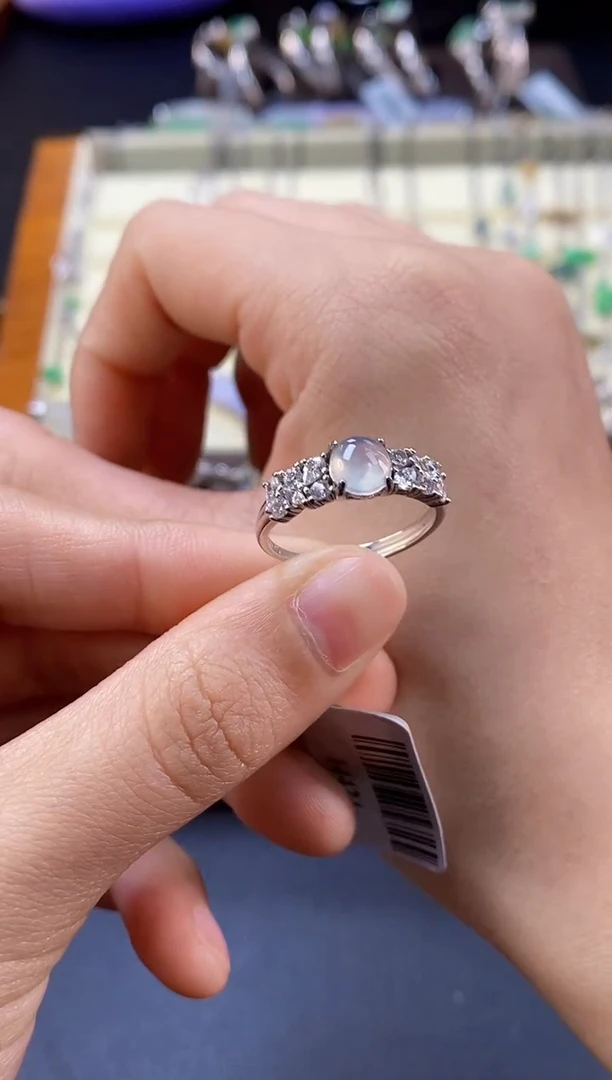 颈饰银S925镶嵌翡翠14424