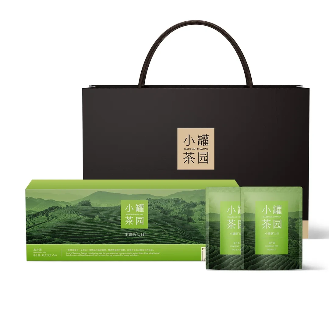 【2025年新茶】小罐茶园 龙井茶/明前茶/100%当年新采茶叶/4g*24袋