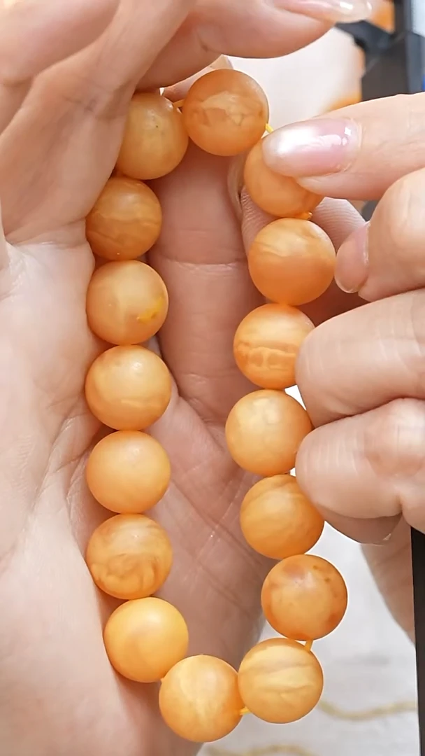 蜜蜡颈饰未镶嵌8524天然蜜蜡珠宝奇石全部保真