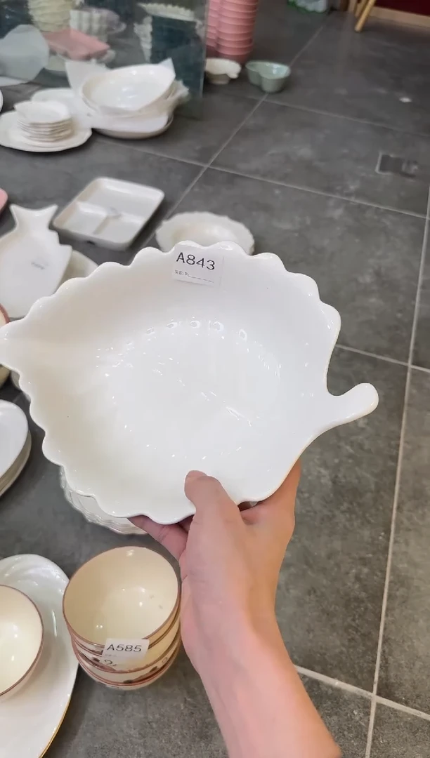 摆件陶A843  仓库清仓微瑕陶瓷餐具（颜色随机）