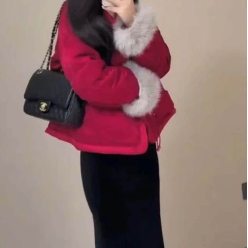 无运险【JIAXUPANG】棉服+丝绒半裙(分拍)